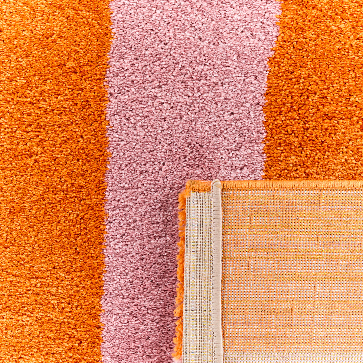 Tapis seventies - Orange rayé - Collection Groovy | Nazar Rugs GROOVY