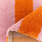 Tapis seventies - Orange rayé - Collection Groovy | Nazar Rugs GROOVY