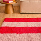 Tapis seventies - Rouge rayé - Collection Groovy | Nazar Rugs GROOVY