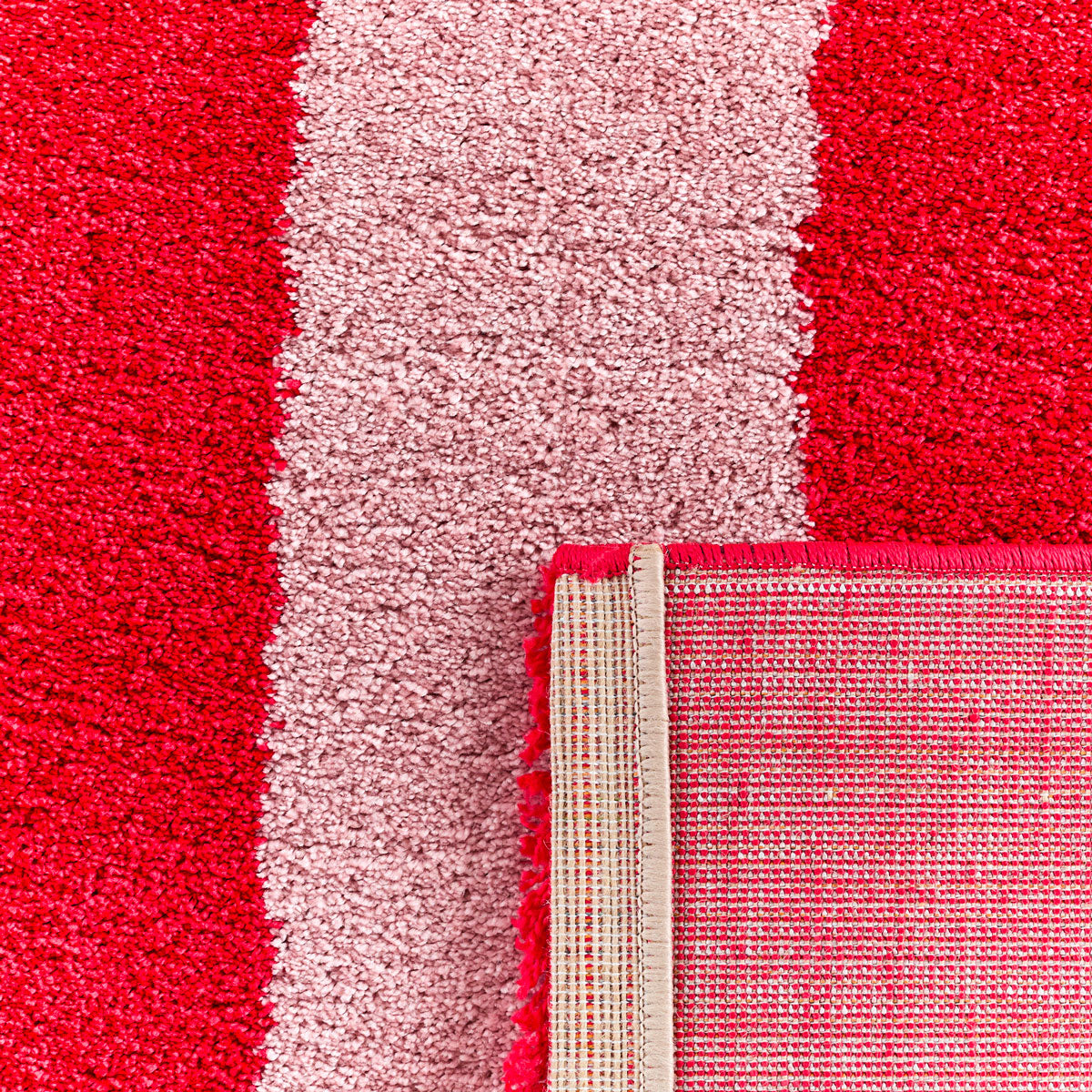Tapis seventies - Rouge rayé - Collection Groovy | Nazar Rugs GROOVY