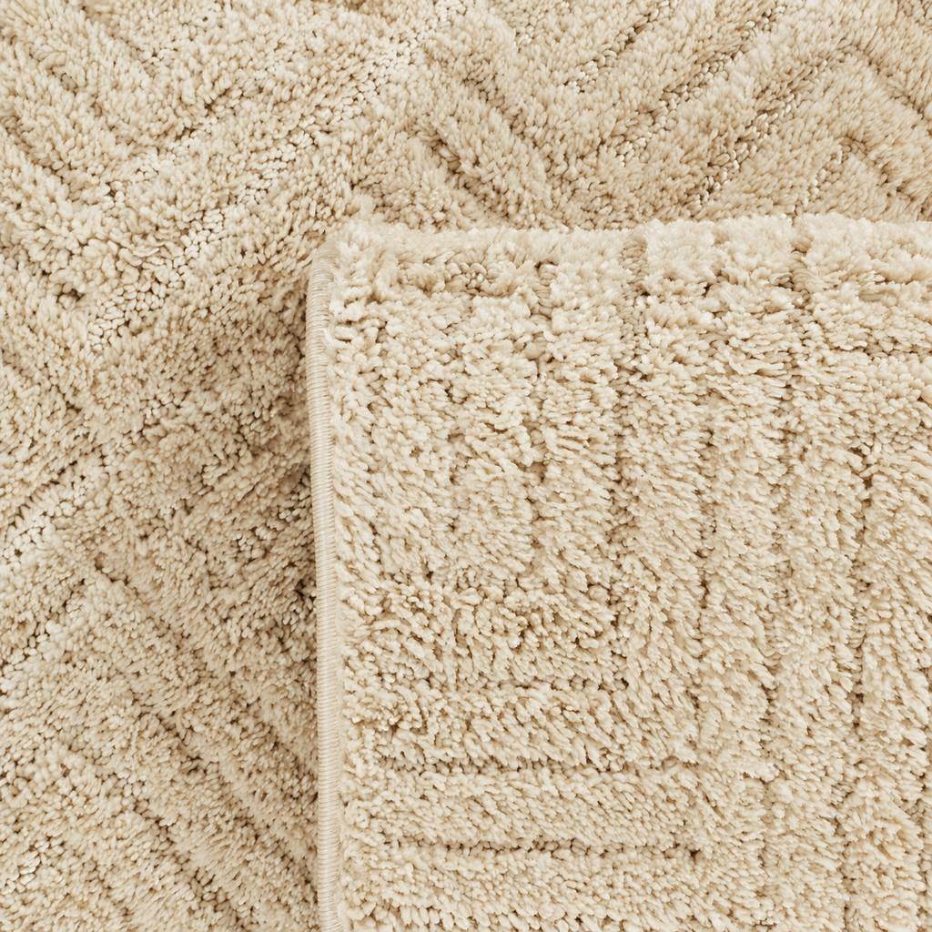 HARMONIE - Tapis de salon crème à motifs labyrinthes - HAR915BEI HARMONIE
