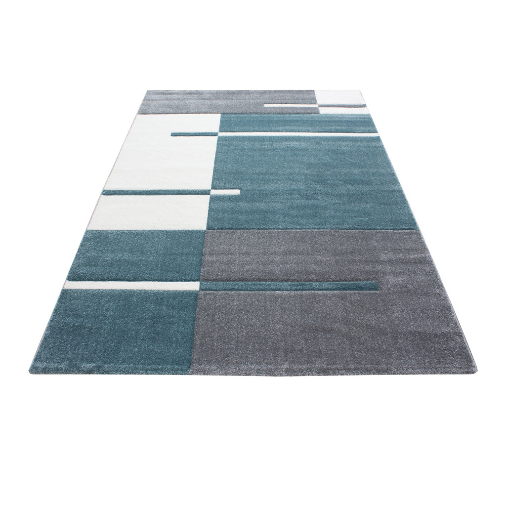 HAWAII - Tapis de salon à motif géométrique blue - HAW11310BLE HAWAII