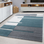 HAWAII - Tapis de salon à motif géométrique blue - HAW11310BLE HAWAII