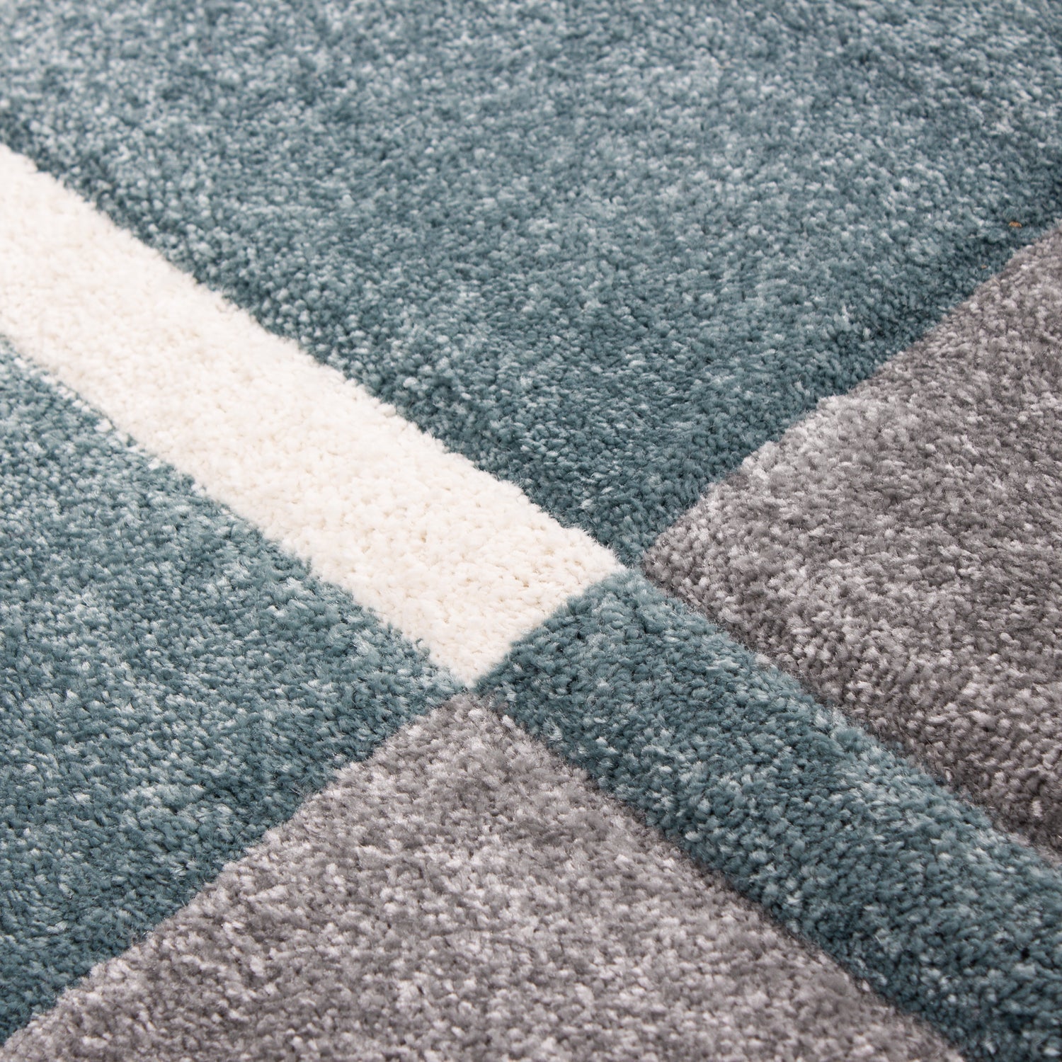 HAWAII - Tapis de salon à motif géométrique blue - HAW11310BLE HAWAII