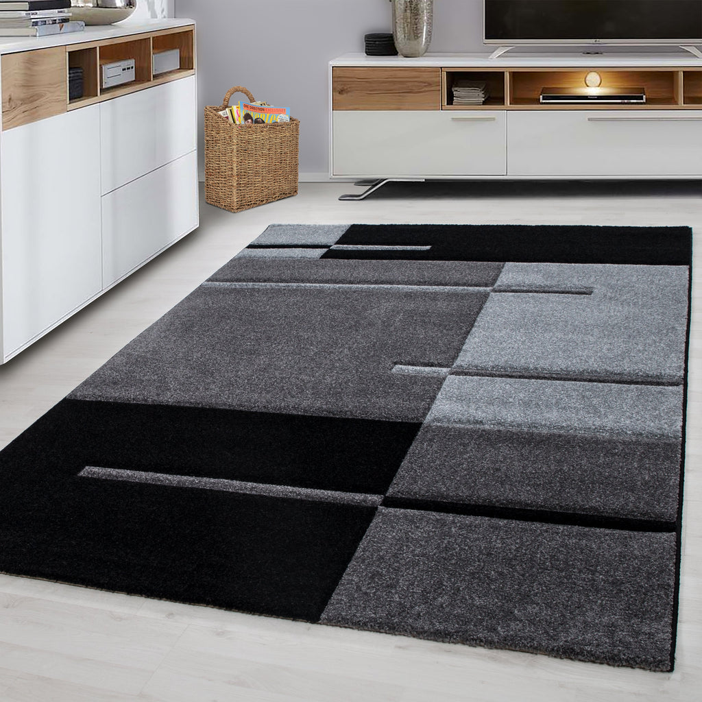 HAWAII - Tapis de salon à motif géométrique gris - HAW11310GRI HAWAII
