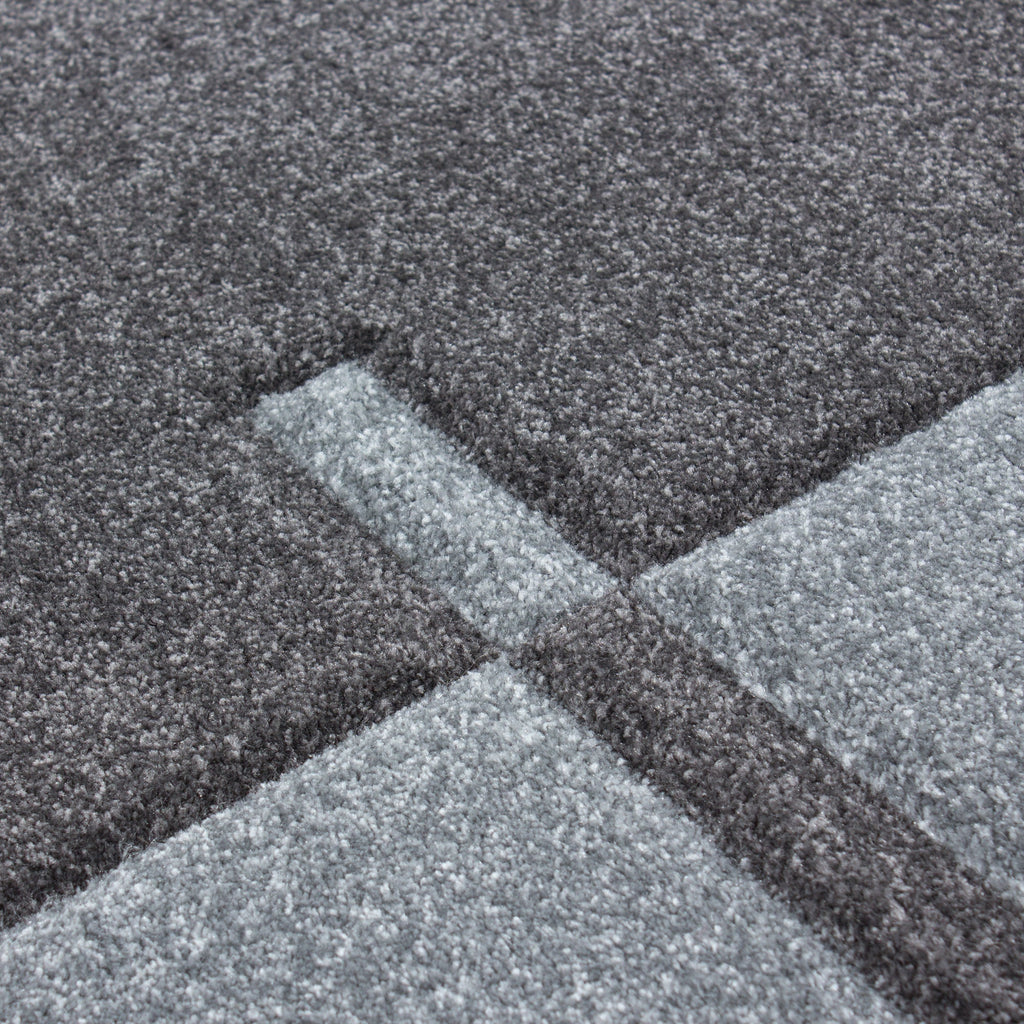 HAWAII - Tapis de salon à motif géométrique gris - HAW11310GRI HAWAII