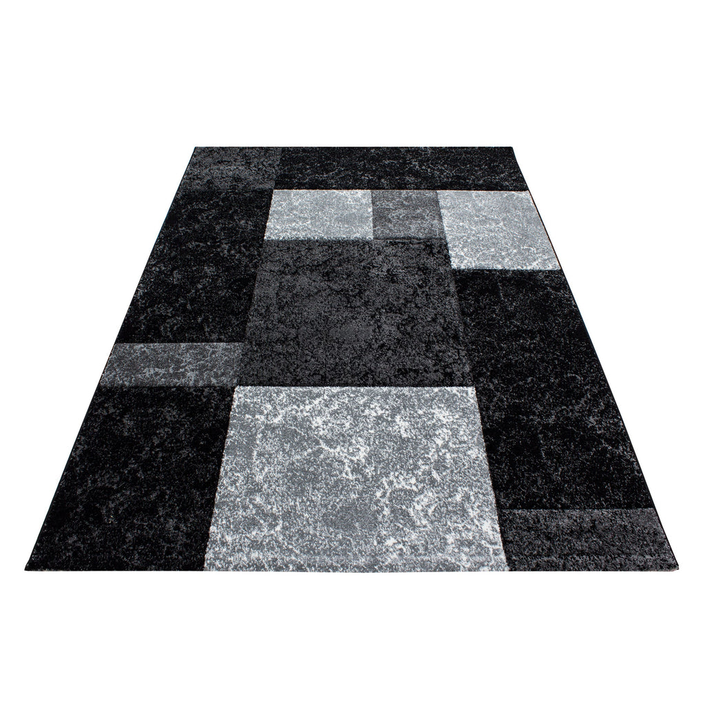 HAWAII - Tapis de salon à motif géométrique noir - HAW11330NOI HAWAII