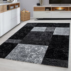 HAWAII - Tapis de salon à motif géométrique noir - HAW11330NOI HAWAII