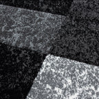 HAWAII - Tapis de salon à motif géométrique noir - HAW11330NOI HAWAII