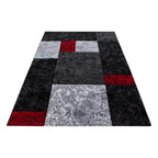 HAWAII - Tapis de salon à motif géométrique rouge - HAW11330ROU HAWAII