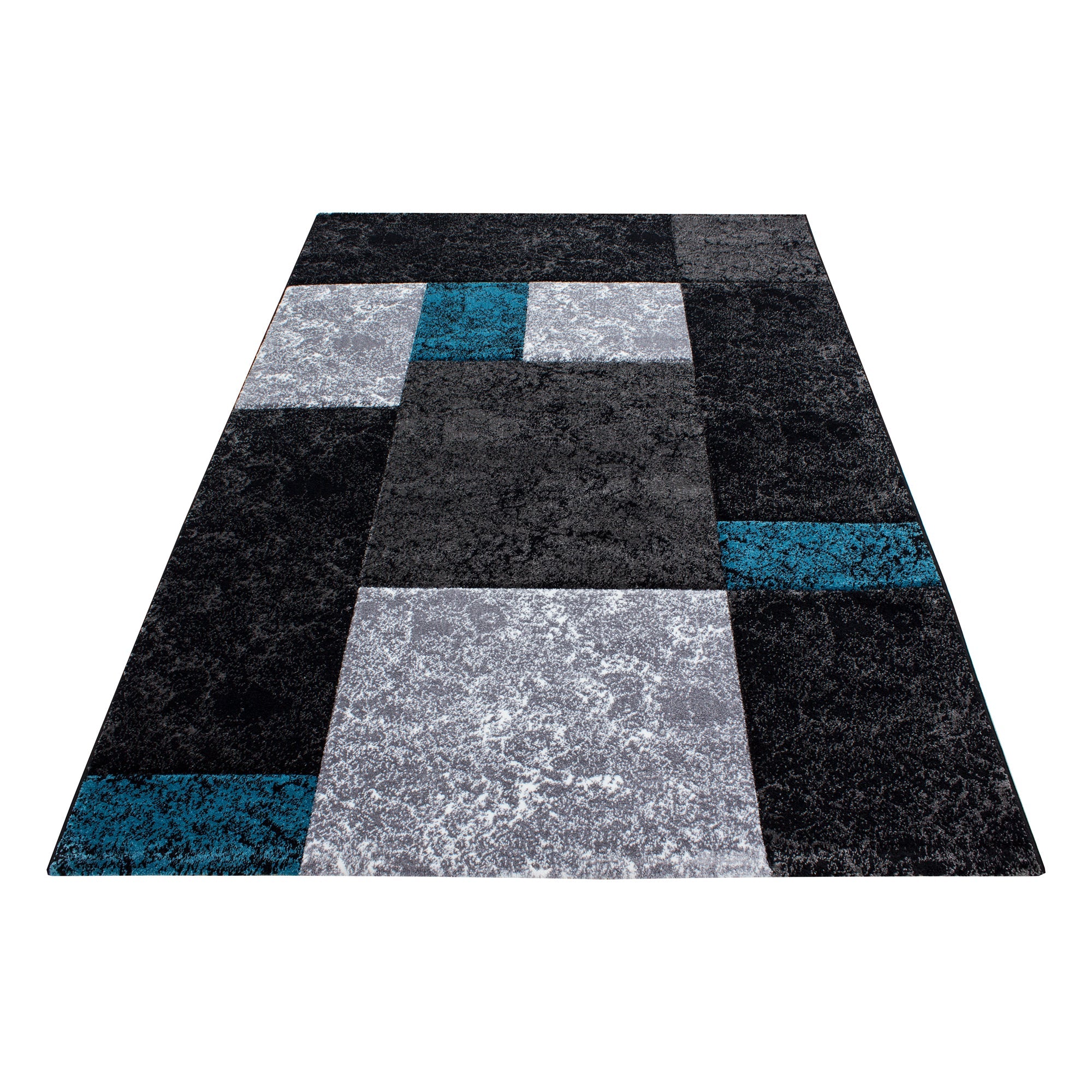 HAWAII - Tapis de salon à motif géométrique turquoise - HAW11330TUR HAWAII