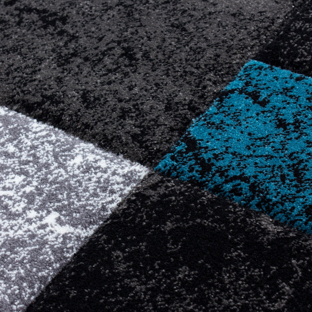 HAWAII - Tapis de salon à motif géométrique turquoise - HAW11330TUR HAWAII
