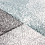 HAWAII - Tapis de salon à motif géométrique bleu - HAW1710BLE HAWAII