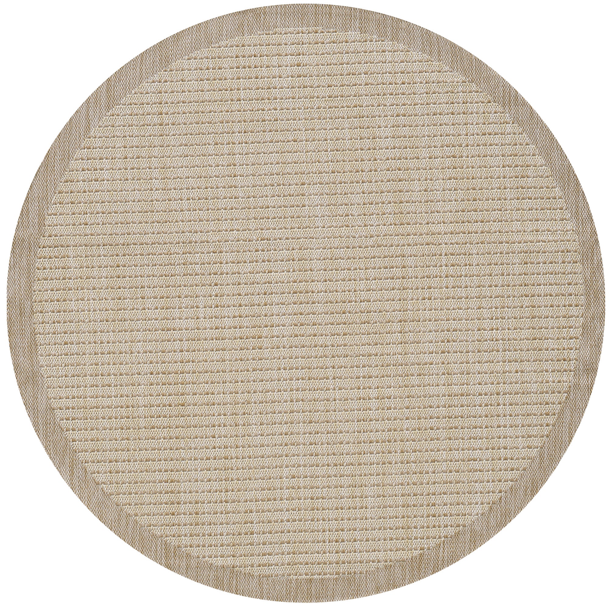 IBIZA - Tapis d’extérieur moderne rond - IBI1410BEI