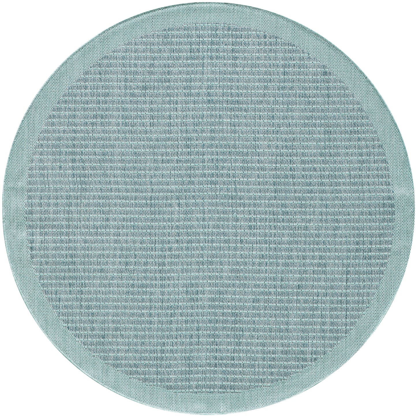 IBIZA - Tapis d’extérieur moderne rond - IBI1410BLE