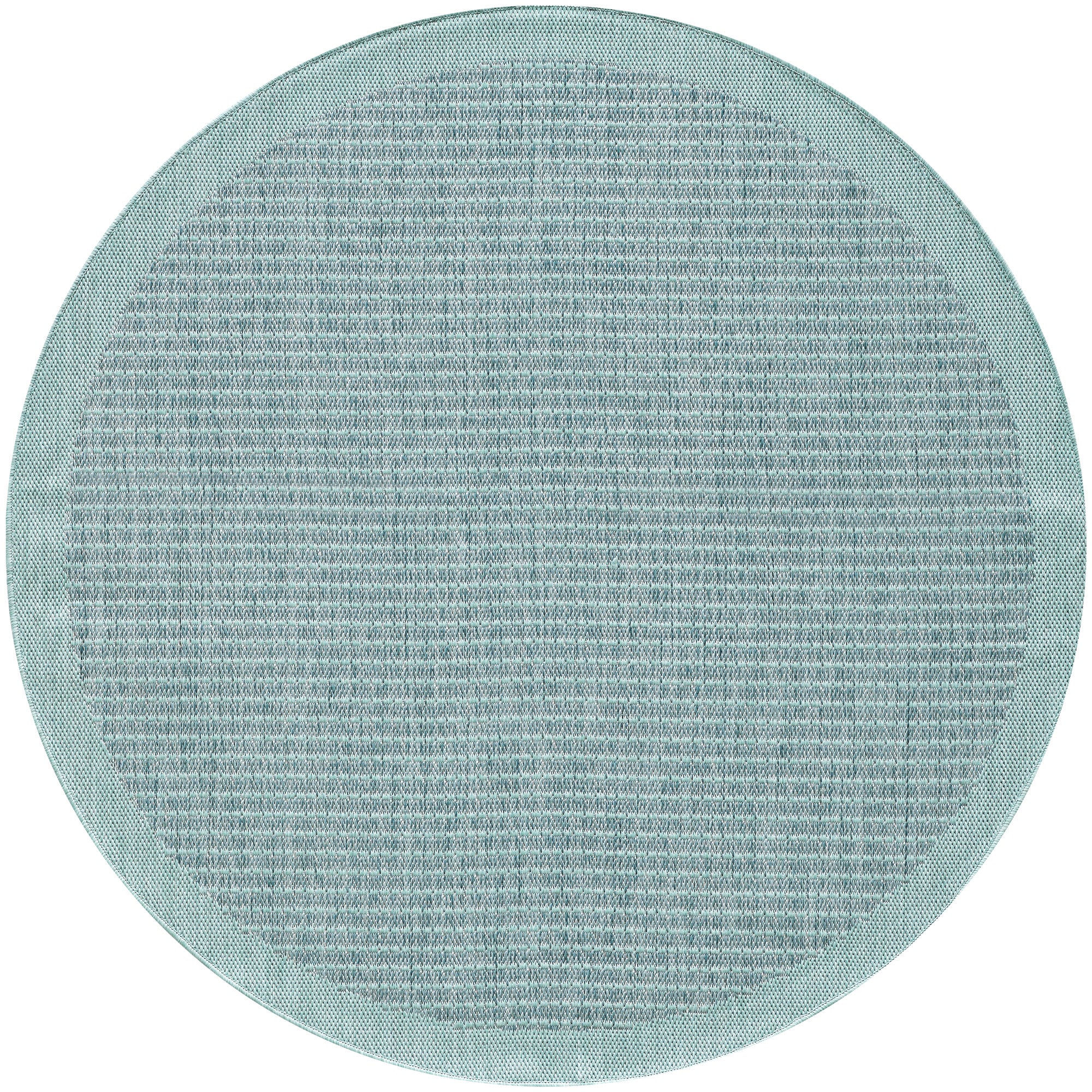 IBIZA - Tapis d’extérieur moderne rond - IBI1410BLE