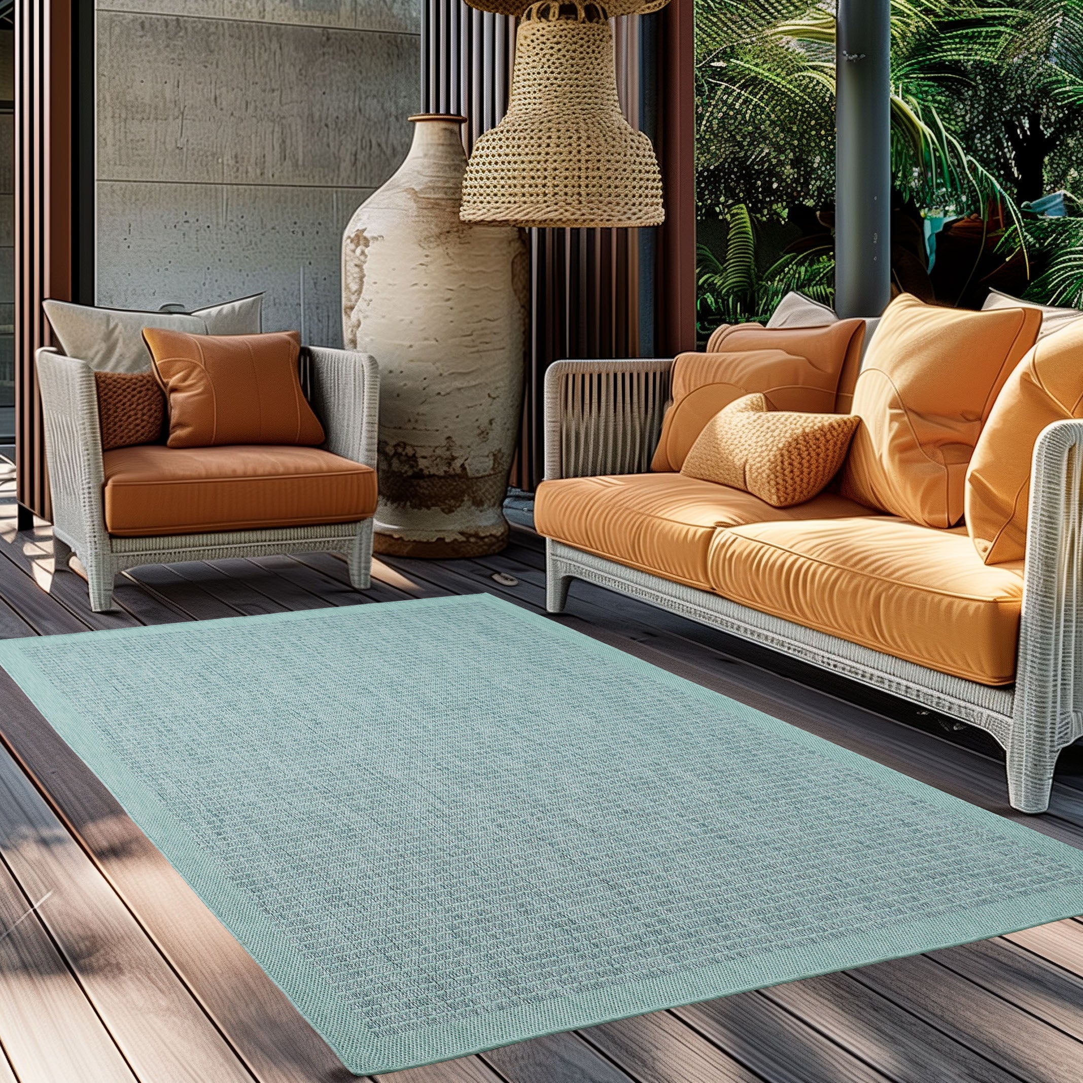 IBIZA - Tapis d’extérieur moderne - IBI1410BLE
