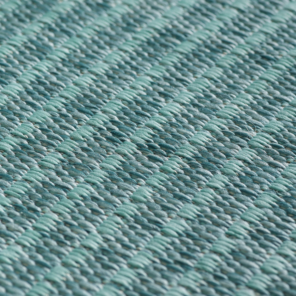 IBIZA - Tapis d’extérieur moderne rond - IBI1410BLE