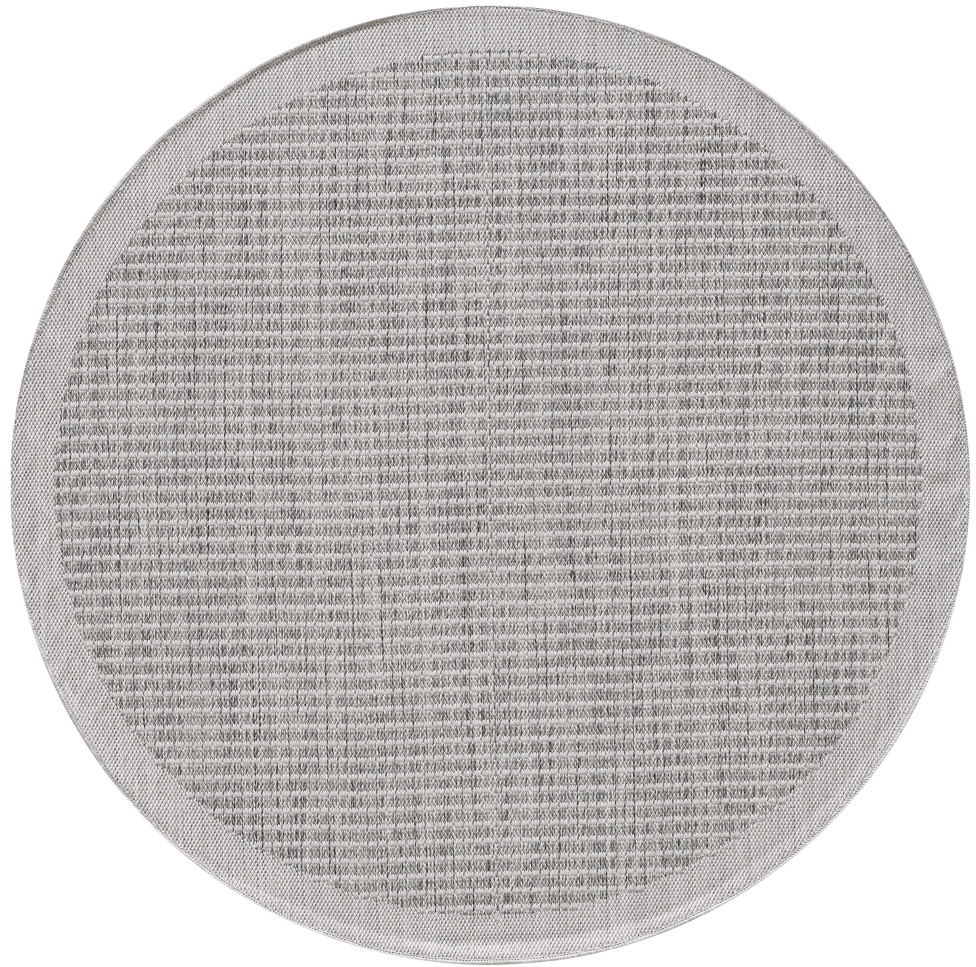 IBIZA - Tapis d’extérieur moderne rond - IBI1410GRI