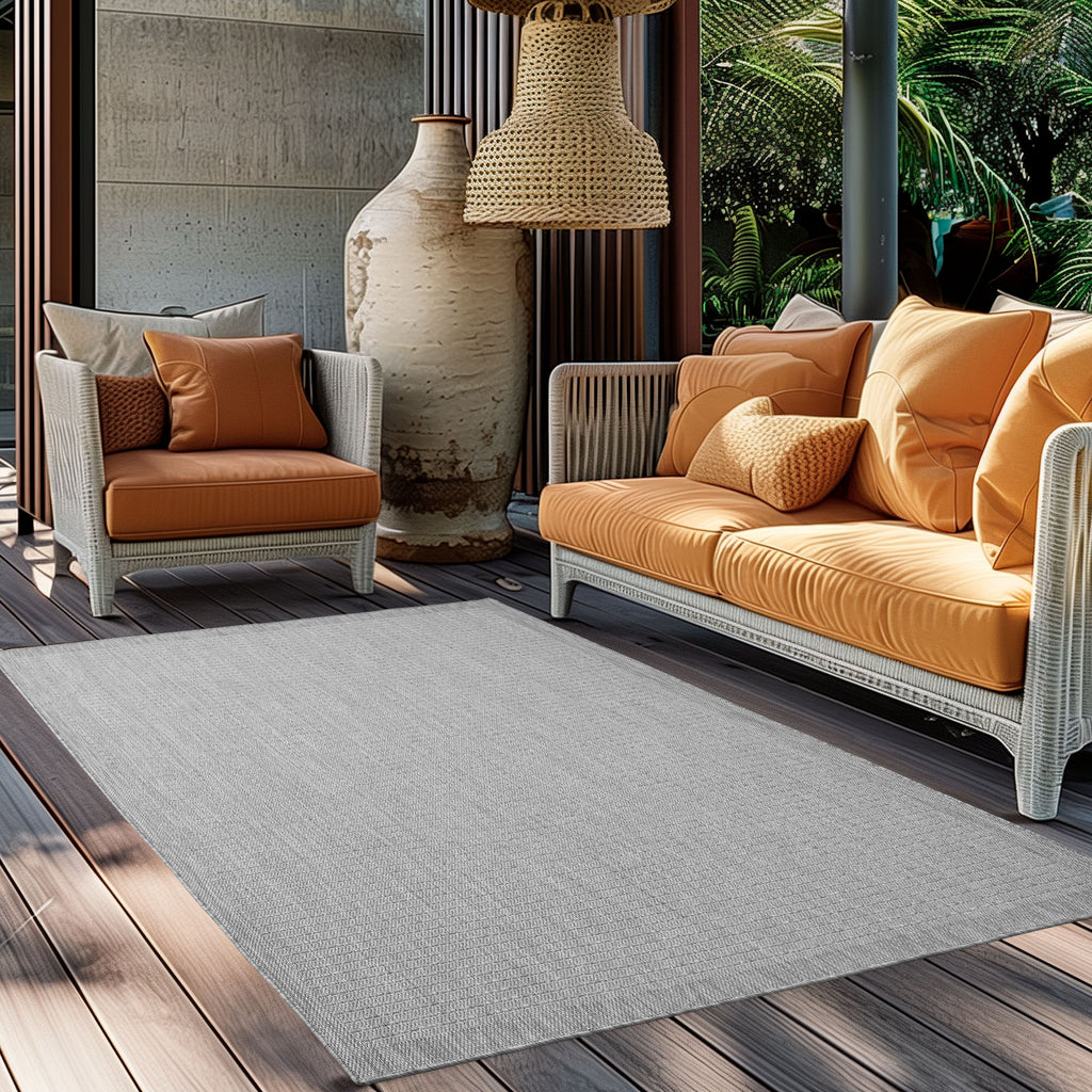 IBIZA - Tapis d’extérieur moderne - IBI1410GRI
