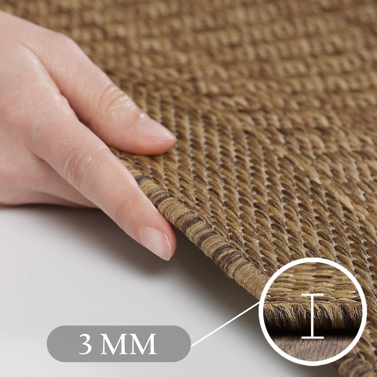 IBIZA - Tapis d’extérieur moderne rond - IBI1410MAR