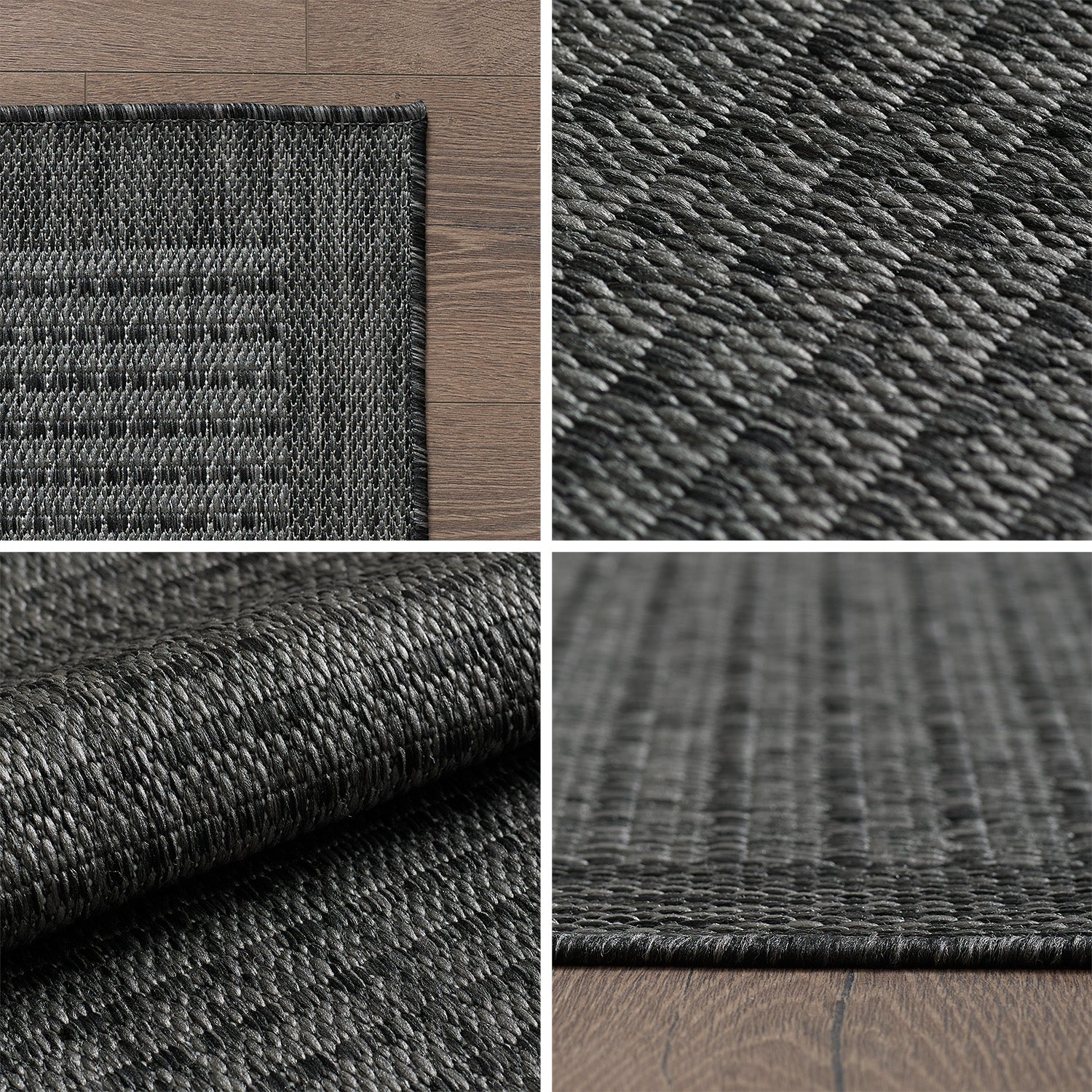 IBIZA - Tapis d’extérieur moderne - IBI1410NOI