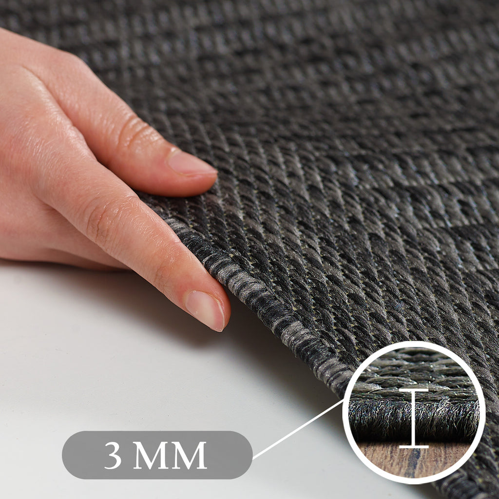 IBIZA - Tapis d’extérieur moderne - IBI1410NOI