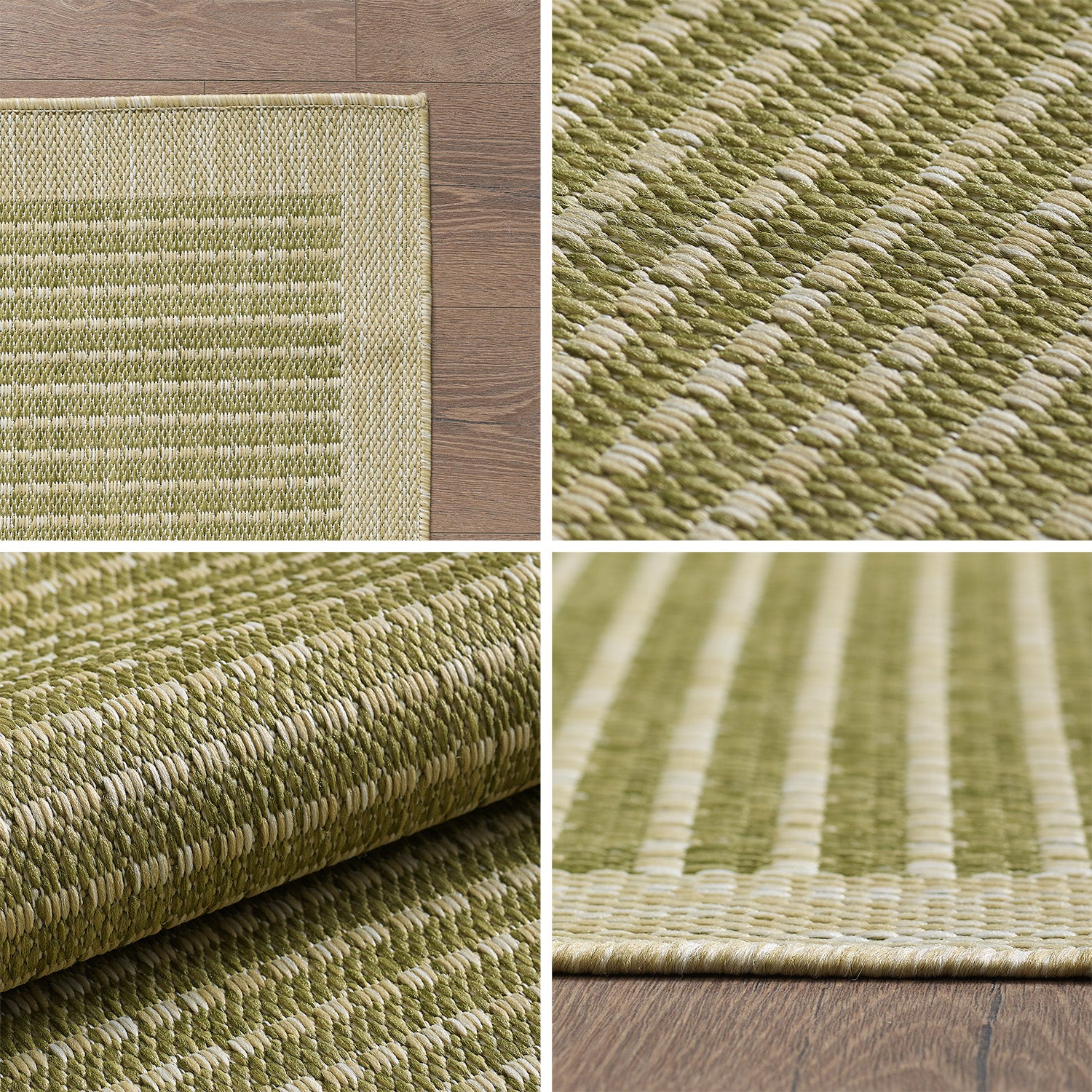 IBIZA - Tapis d’extérieur moderne rond - IBI1410VER