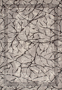 Tapis motif marbre noir : IST522NOI - Nazar rugs