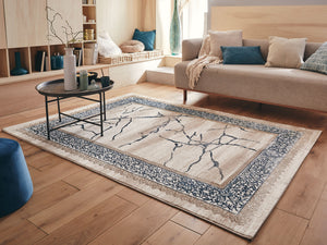 EVURU Tapis Salon Moderne Paysage Peinture à l'huile avec Dos en Caoutchouc  Tapis de canapé Cuisine Décoration Maison Chambre Paysage ne se décolore