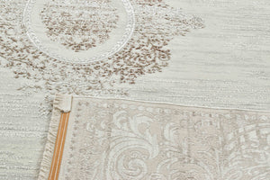 ​Tapis à franges : KAP891BEI - Nazar rugs 