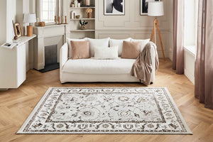 ​Tapis à franges : KAP894BEI - Nazar rugs 