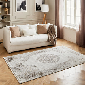 ​Tapis à franges : KAP895BEI - Nazar rugs 