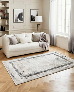 ​Tapis à franges : KAP928GRI - Nazar rugs 