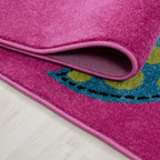 KIDS - Tapis enfant à motif hiboux violet - KID0420LIL KIDS