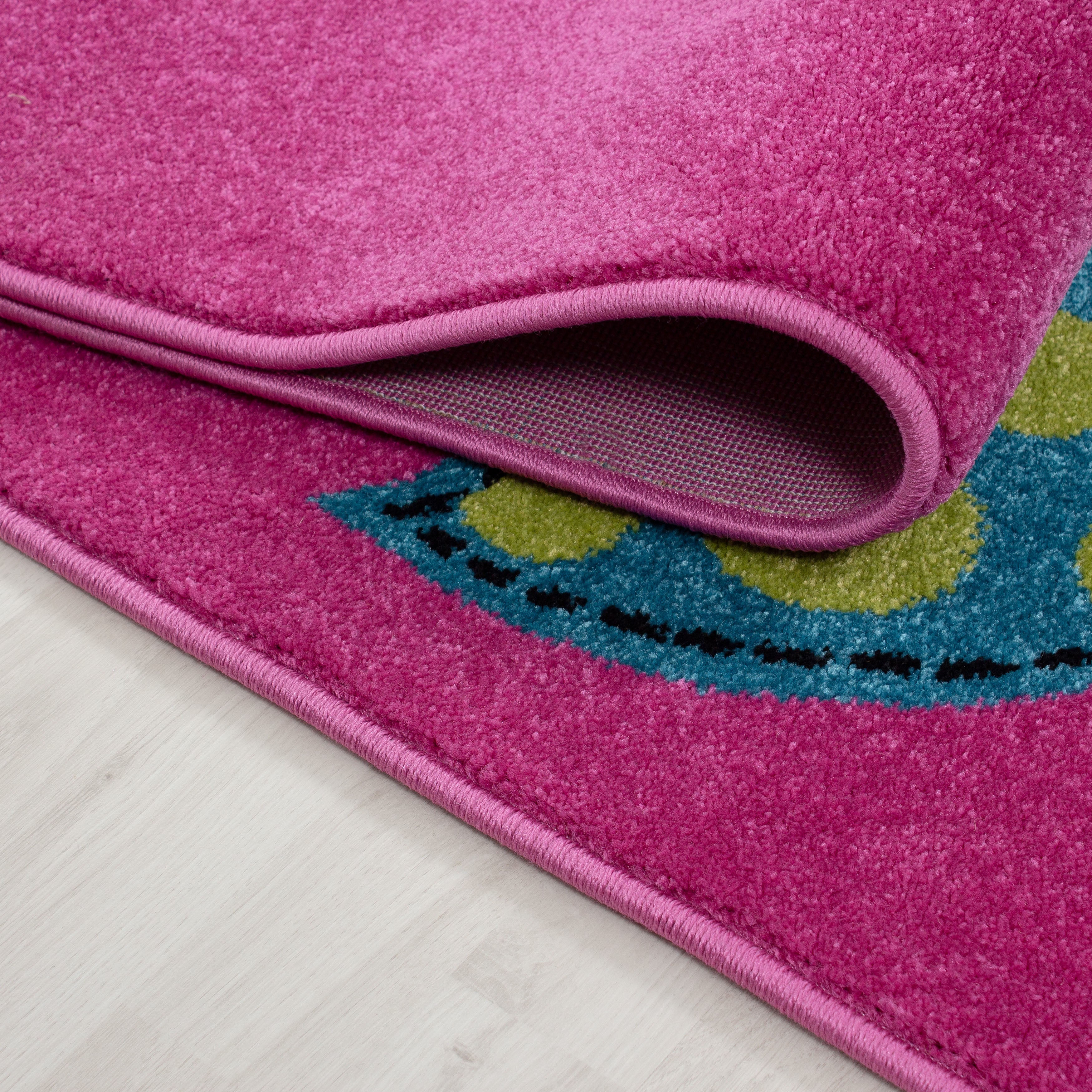 KIDS - Tapis enfant à motif hiboux violet - KID0420LIL KIDS