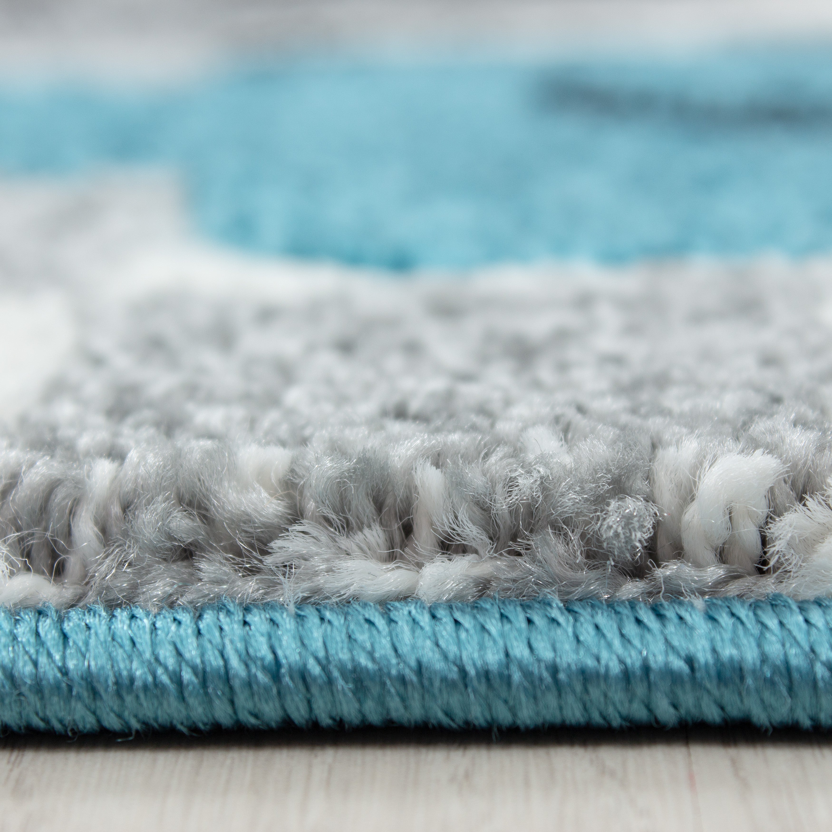 KIDS - Tapis enfant à motif voiture de course bleu - KID0460BLE KIDS