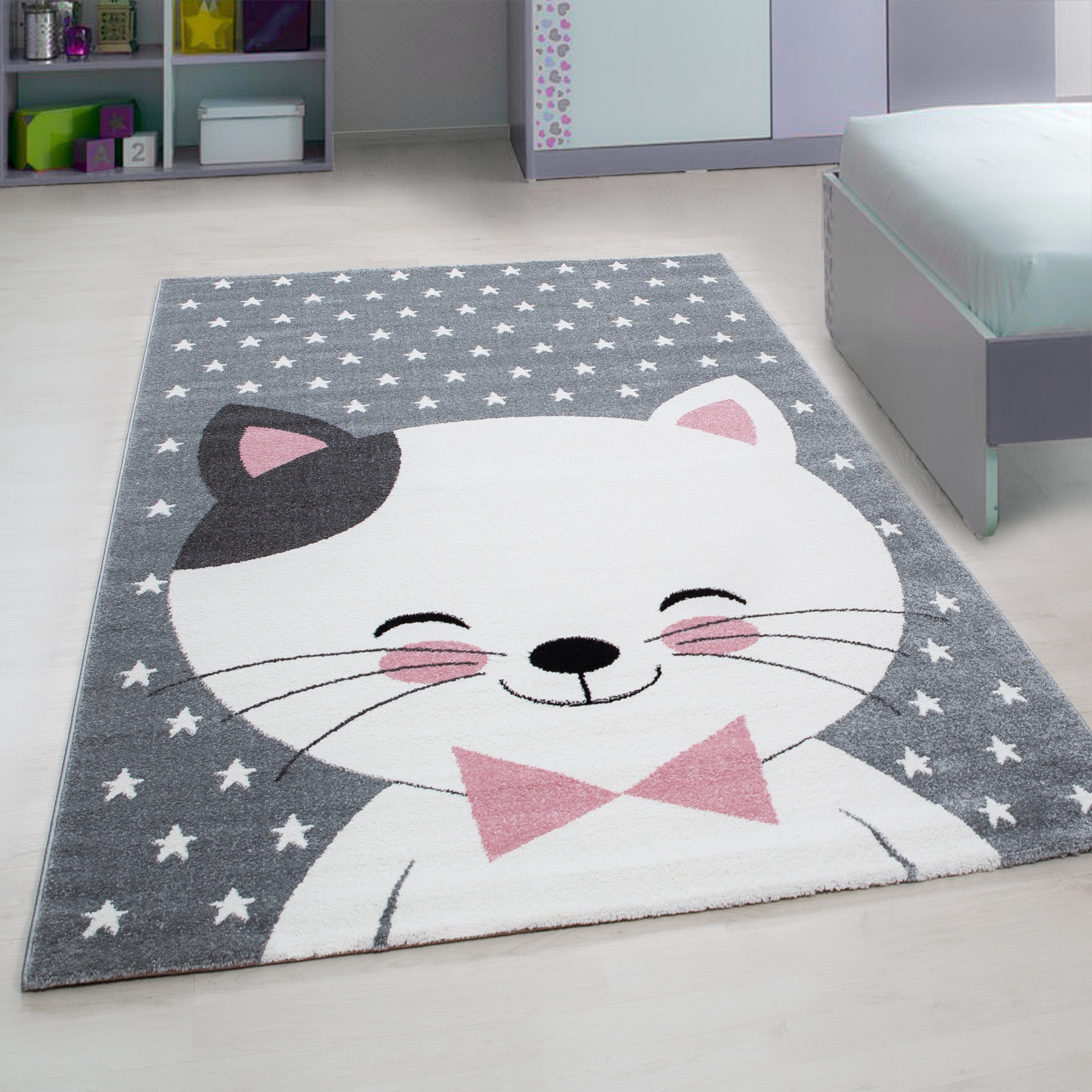 KIDS - Tapis enfant à motif chat rose - KID0550ROS KIDS