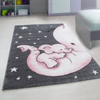 KIDS - Tapis enfant à motif elephant rose - KID0560ROS KIDS