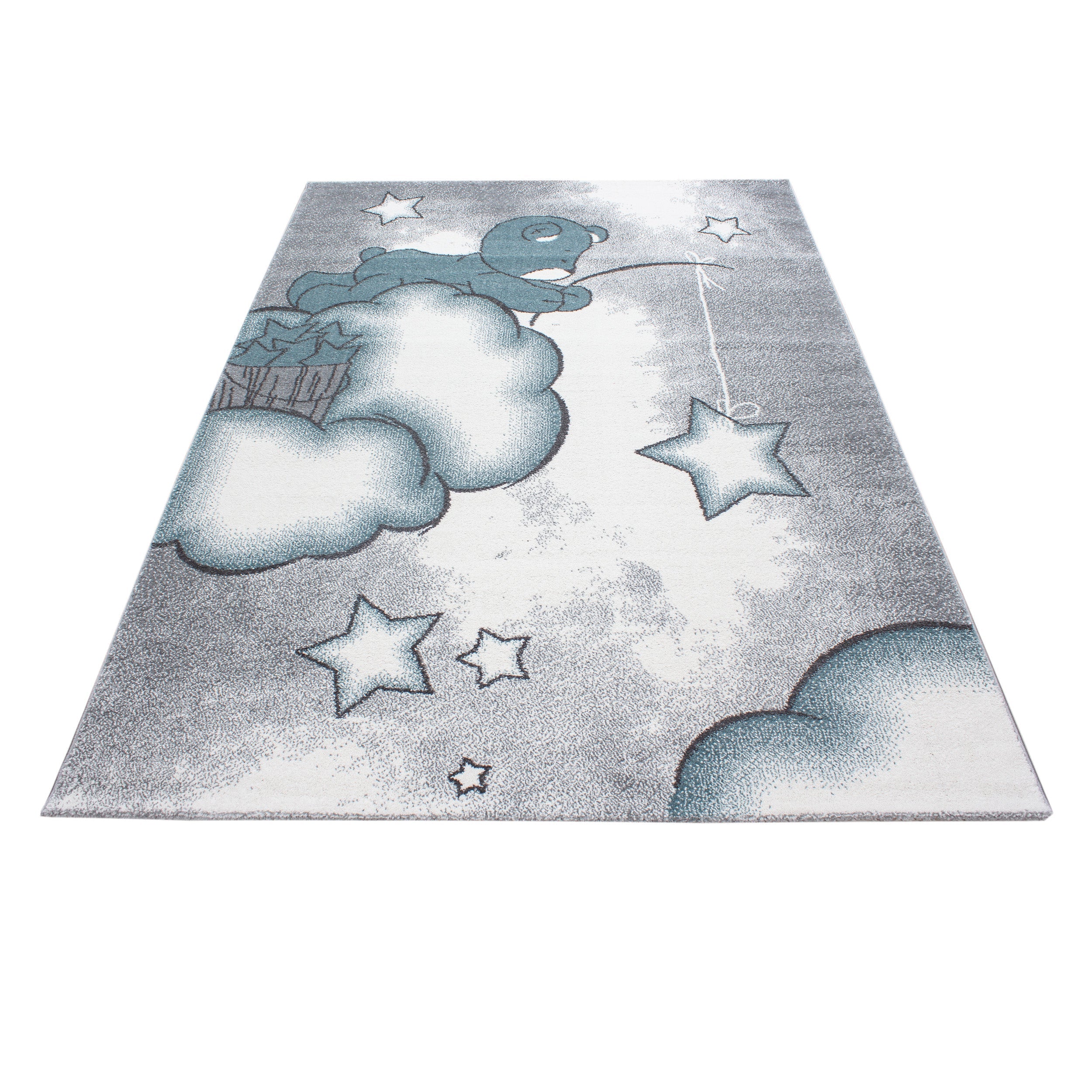 KIDS - Tapis enfant à motif ourson bleu - KID0580BLE KIDS