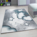 KIDS - Tapis enfant à motif ourson bleu - KID0580BLE KIDS