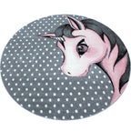 KIDS - Tapis enfant rond à motif licorne rose - KID0590ROS KIDS
