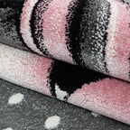 KIDS - Tapis enfant rond à motif licorne rose - KID0590ROS KIDS