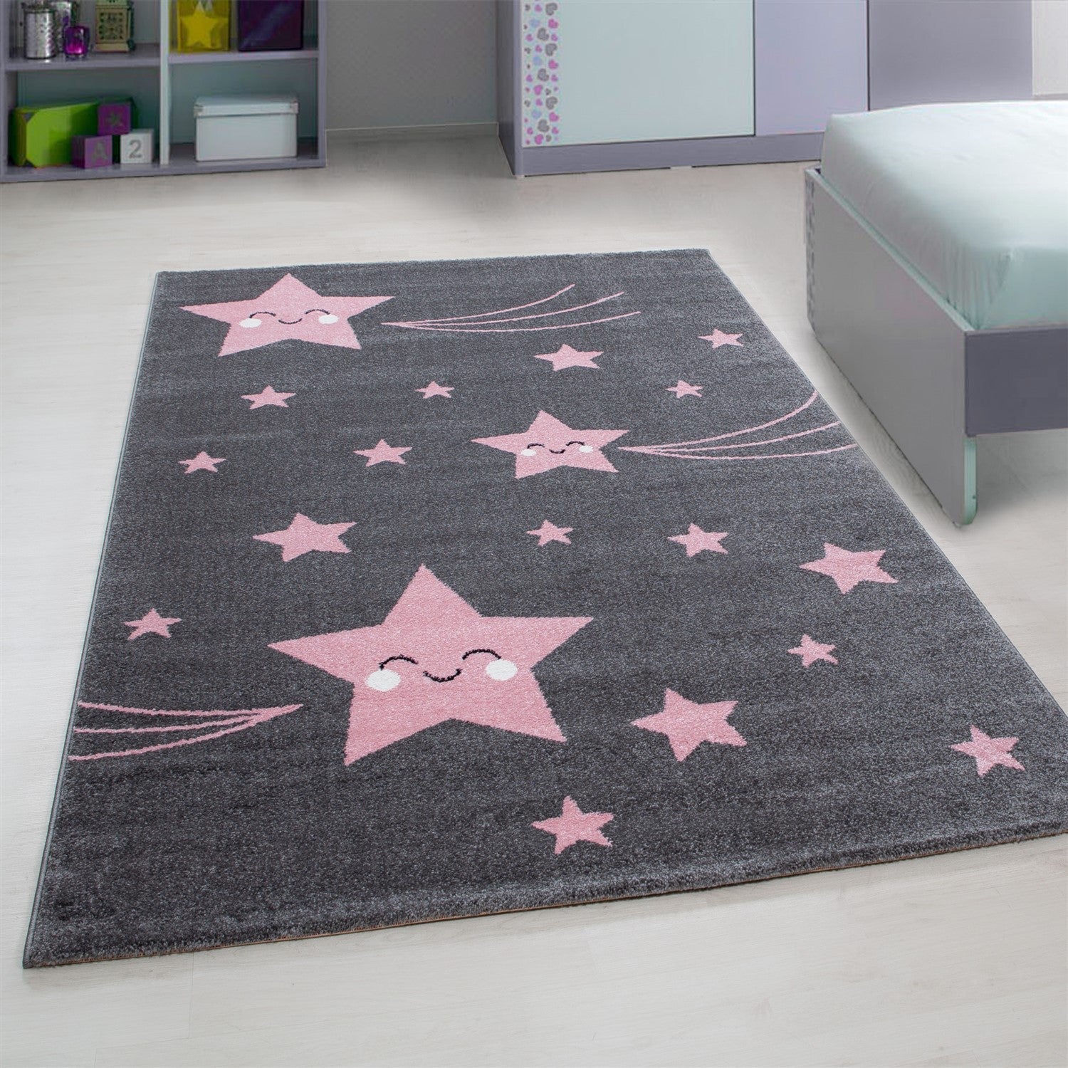 KIDS - Tapis enfant à motif étoile rose - KID0610ROS KIDS