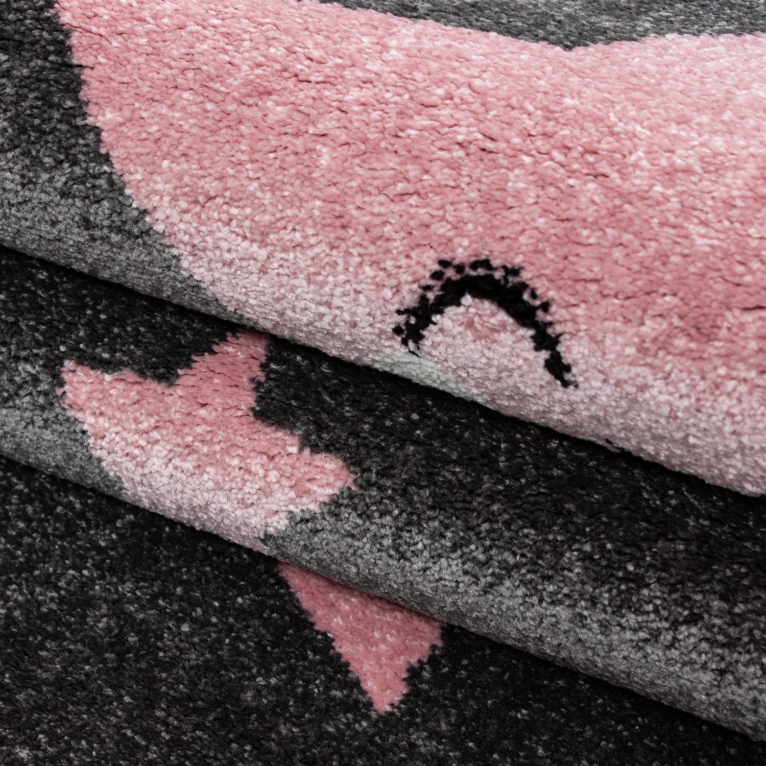 KIDS - Tapis enfant à motif étoile rose - KID0610ROS KIDS