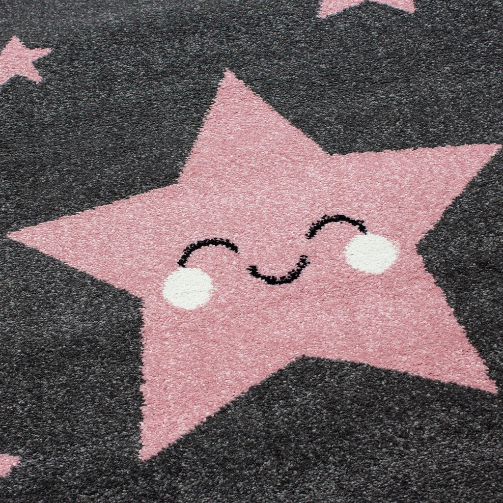 KIDS - Tapis enfant à motif étoile rose - KID0610ROS KIDS