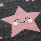 KIDS - Tapis enfant à motif étoile rose - KID0610ROS KIDS