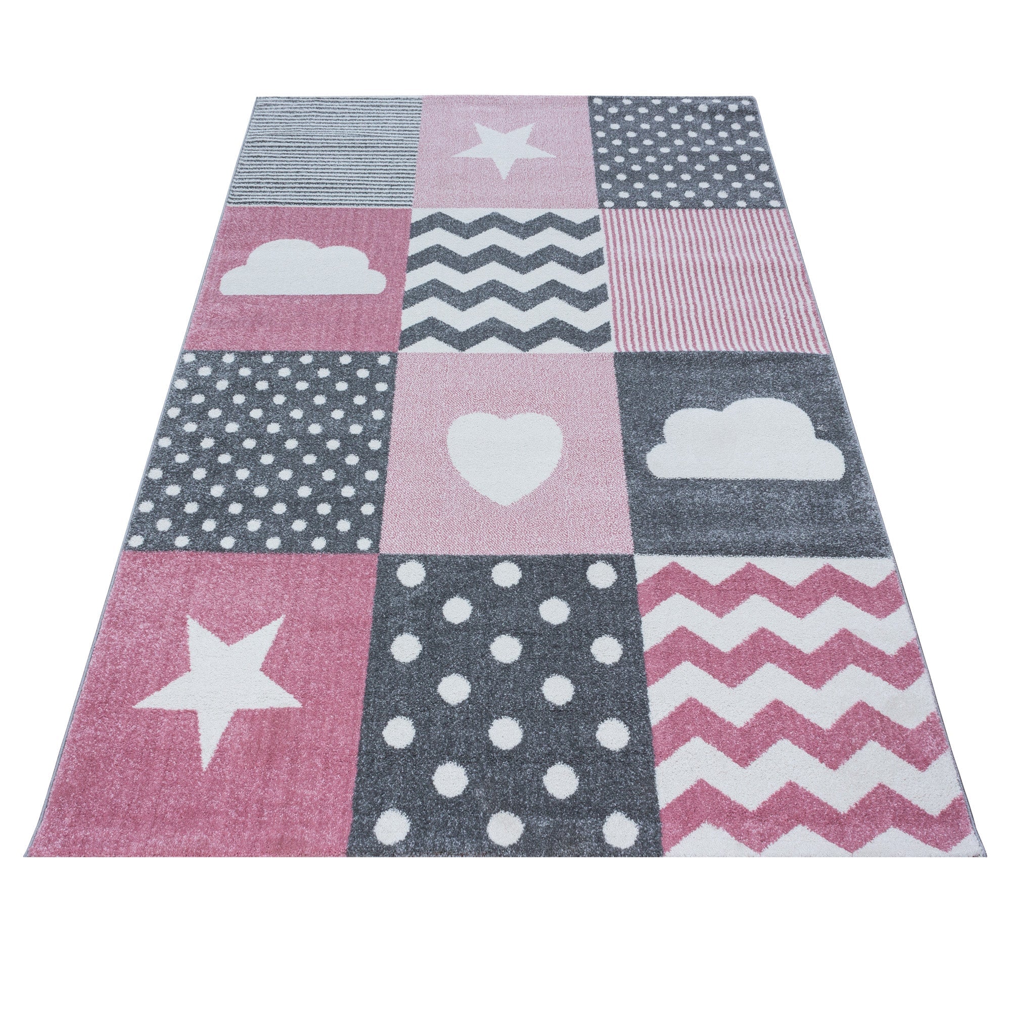 KIDS - Tapis enfant à motif rose - KID0620ROS KIDS
