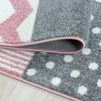KIDS - Tapis enfant à motif rose - KID0620ROS KIDS