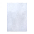 LAPONIE - Tapis uni doux à poils longs effet vague - LAP5110BLA